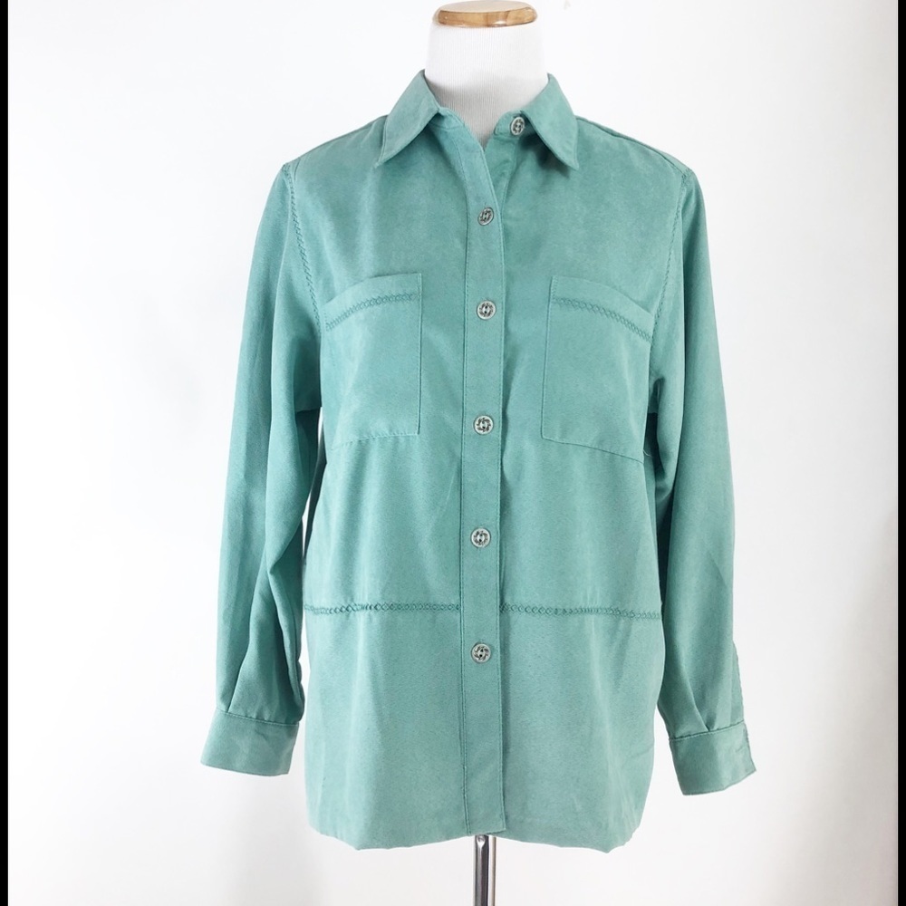 Alfred Dunner Petite‎ Long Sleeve Shirt - Size 6P